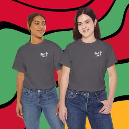 Rad-ish Graphic Tee — Retro Burst Logo T-Shirt