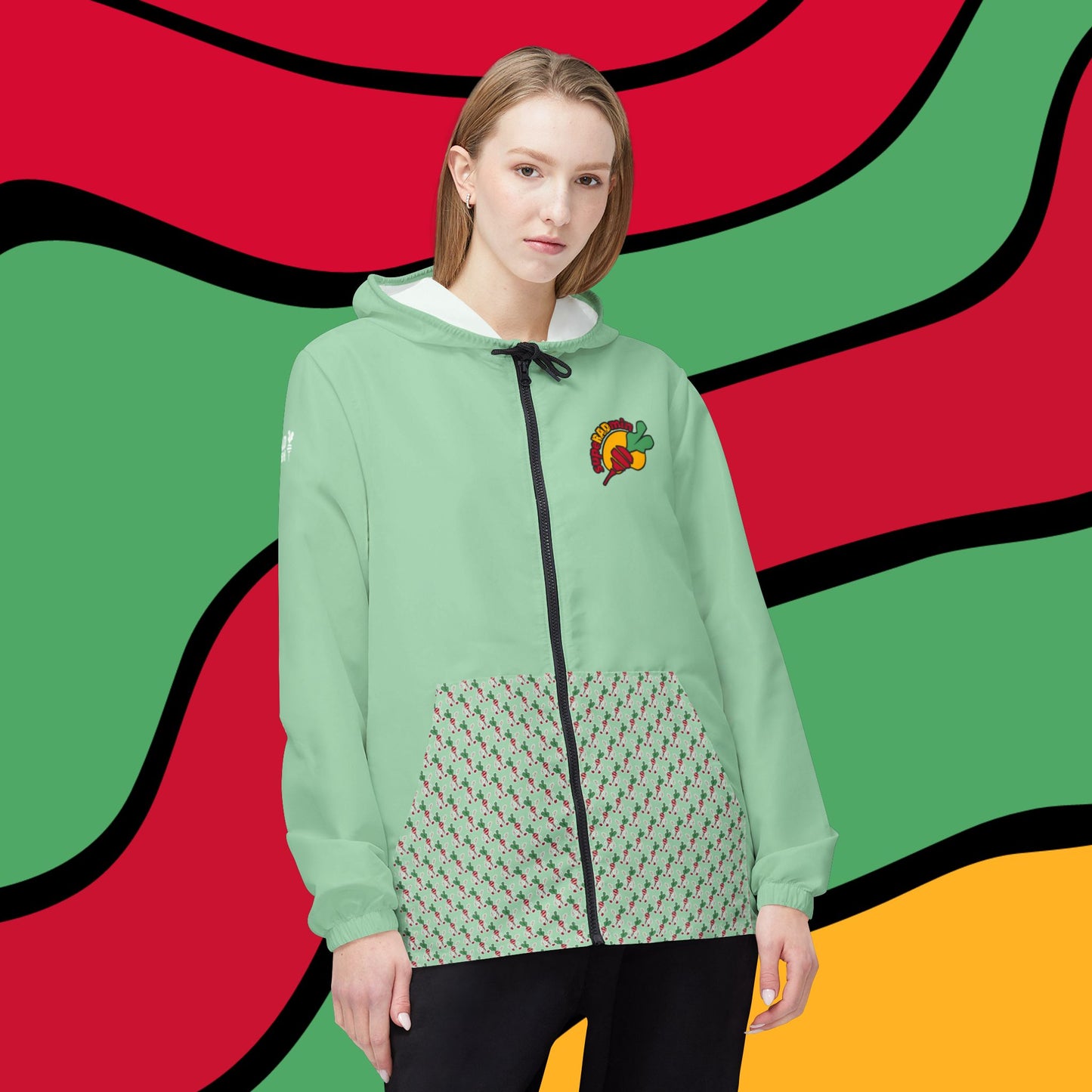 B.RAD supeRADmin Windbreaker - Mint