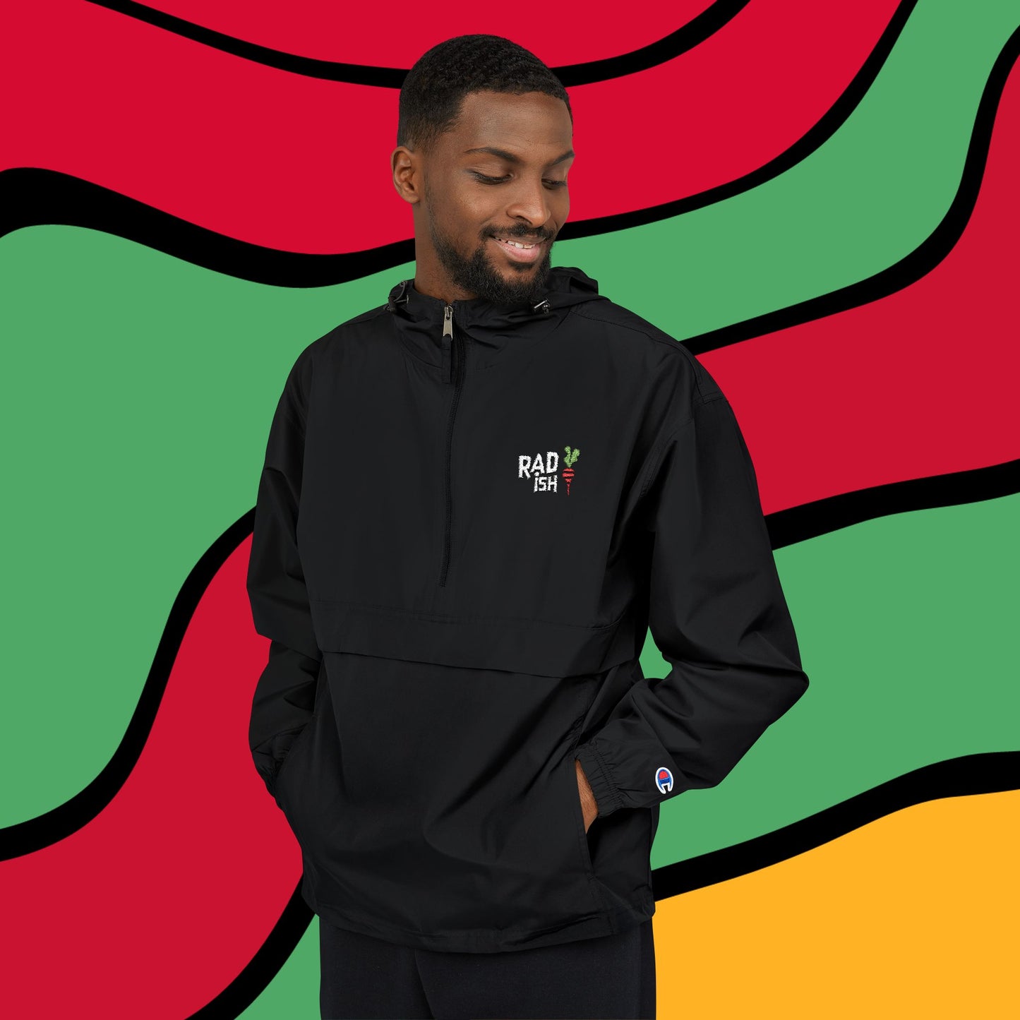 Radish Branded Champion Anorak Jacket