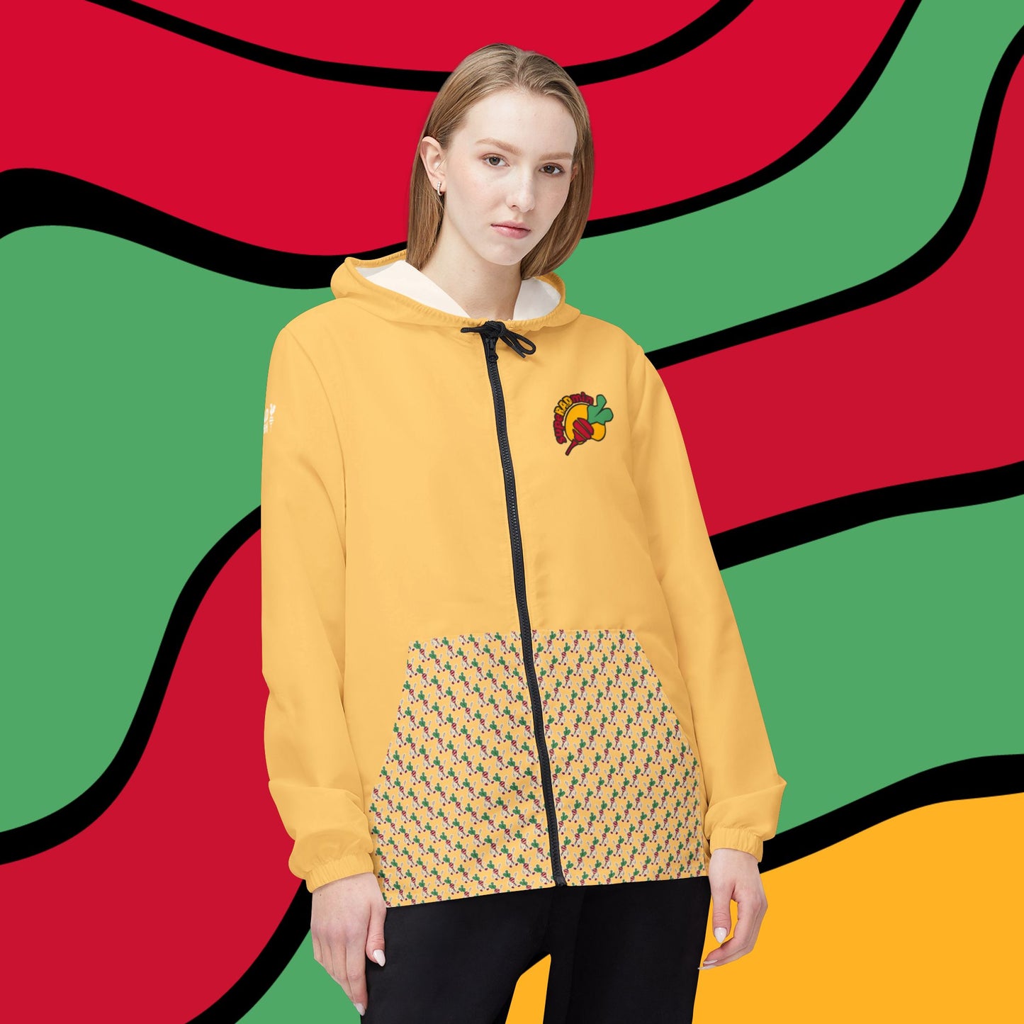 B.RAD supeRADmin Windbreaker - Yellow