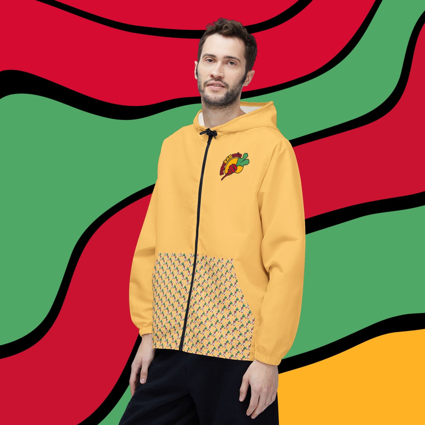 B.RAD supeRADmin Windbreaker - Yellow