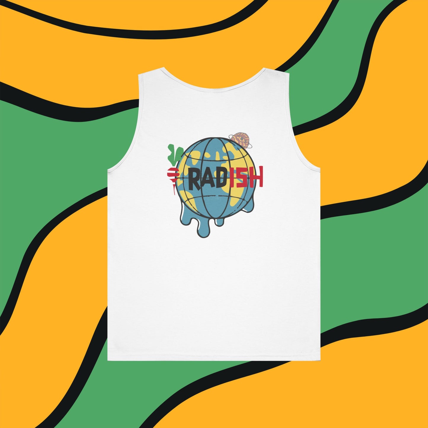 Radish Globe Graphic Tank Top