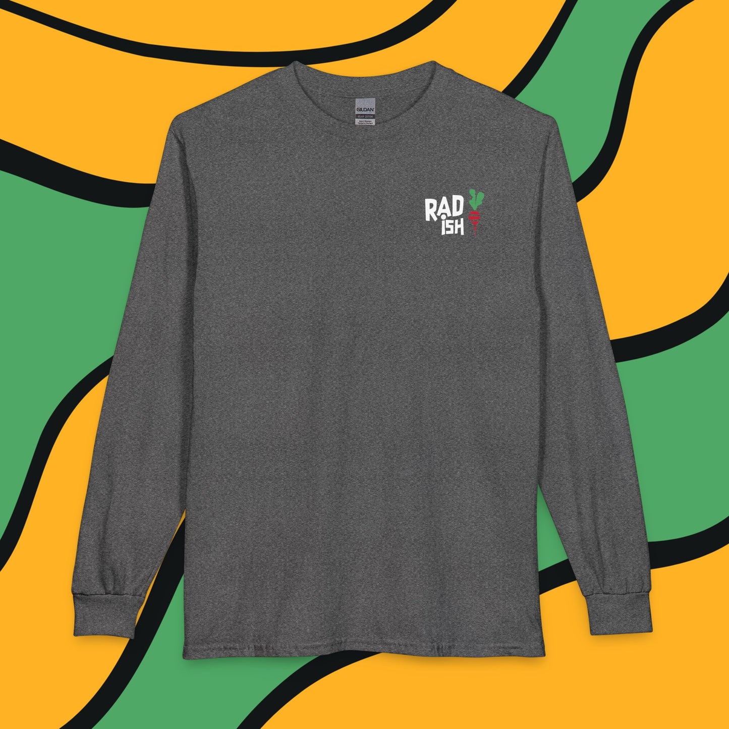 Radish Graphic Long Sleeve Shirt —
