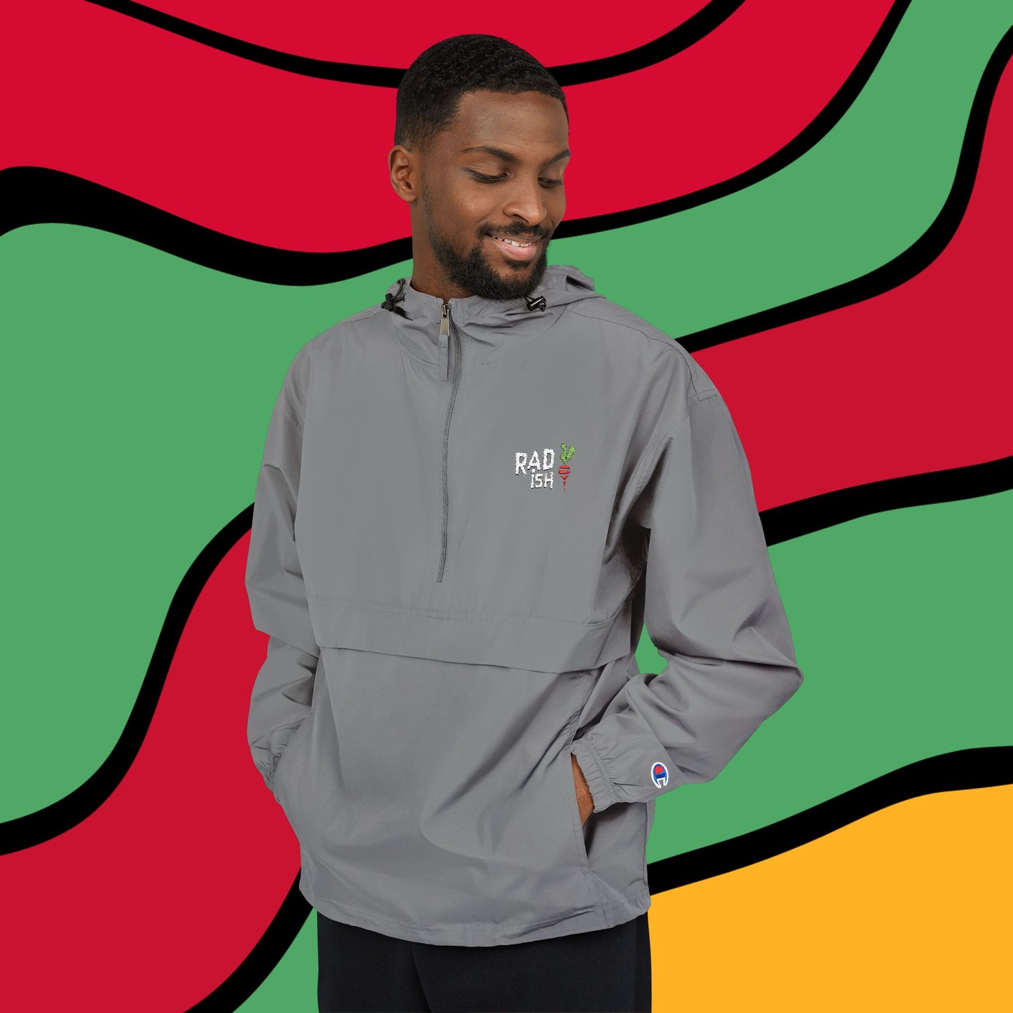 Radish Branded Champion Anorak Jacket