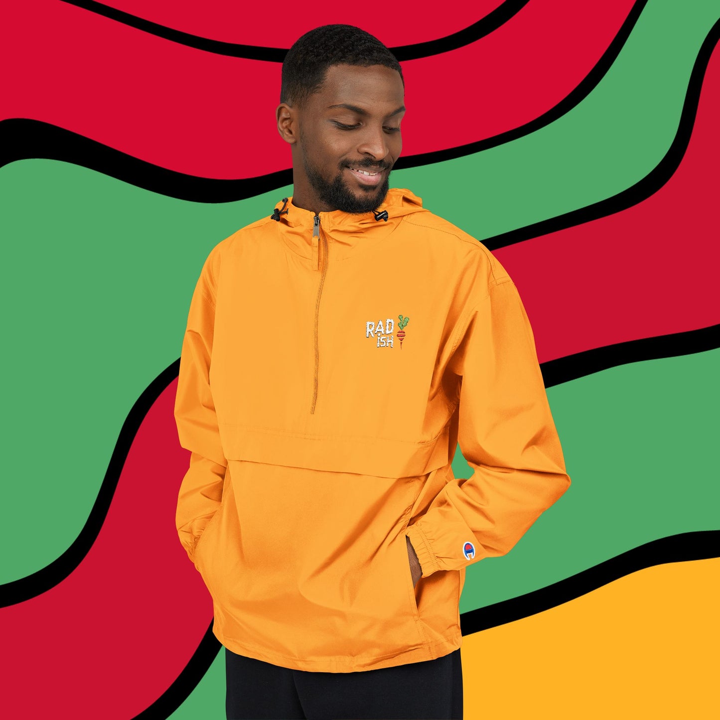 Radish Branded Champion Anorak Jacket