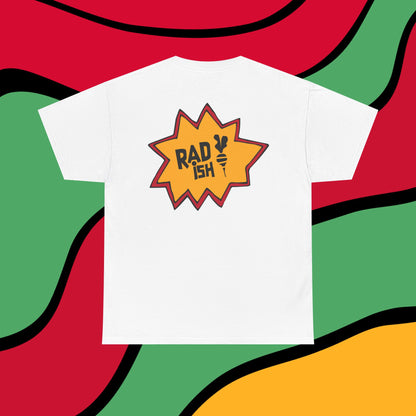 Rad-ish Graphic Tee — Retro Burst Logo T-Shirt