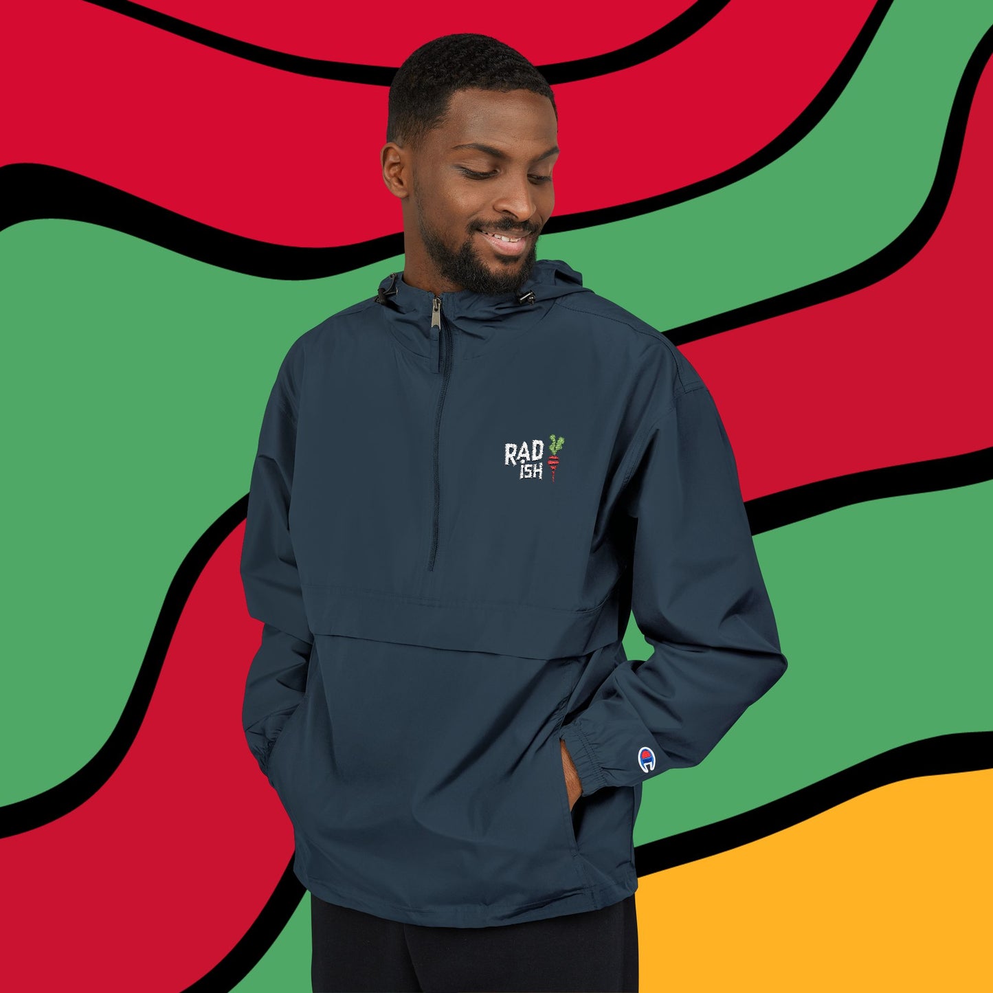 Radish Branded Champion Anorak Jacket