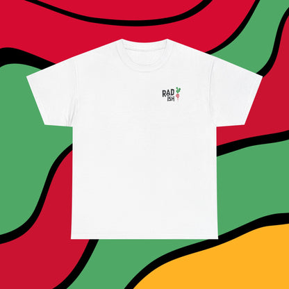 Rad-ish Graphic Tee — Retro Burst Logo T-Shirt