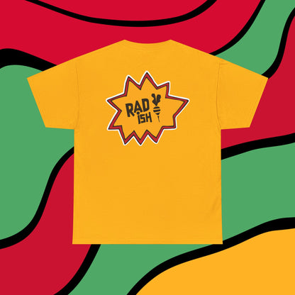 Rad-ish Graphic Tee — Retro Burst Logo T-Shirt