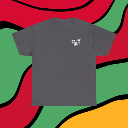 Rad-ish Graphic Tee — Retro Burst Logo T-Shirt