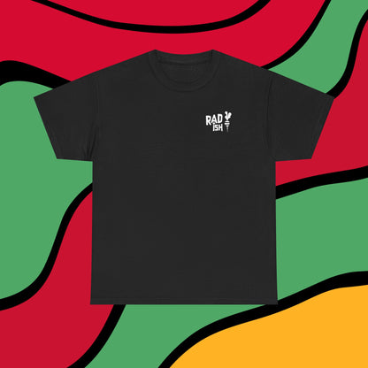 Rad-ish Graphic Tee — Retro Burst Logo T-Shirt