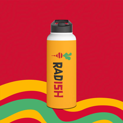 Radish Graphic Stainless Steel Water Bottle