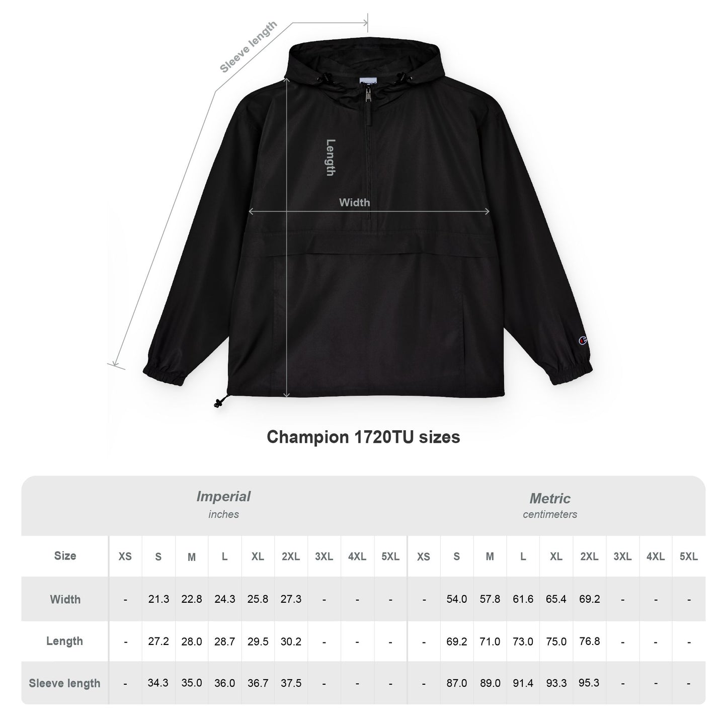 Radish Branded Champion Anorak Jacket