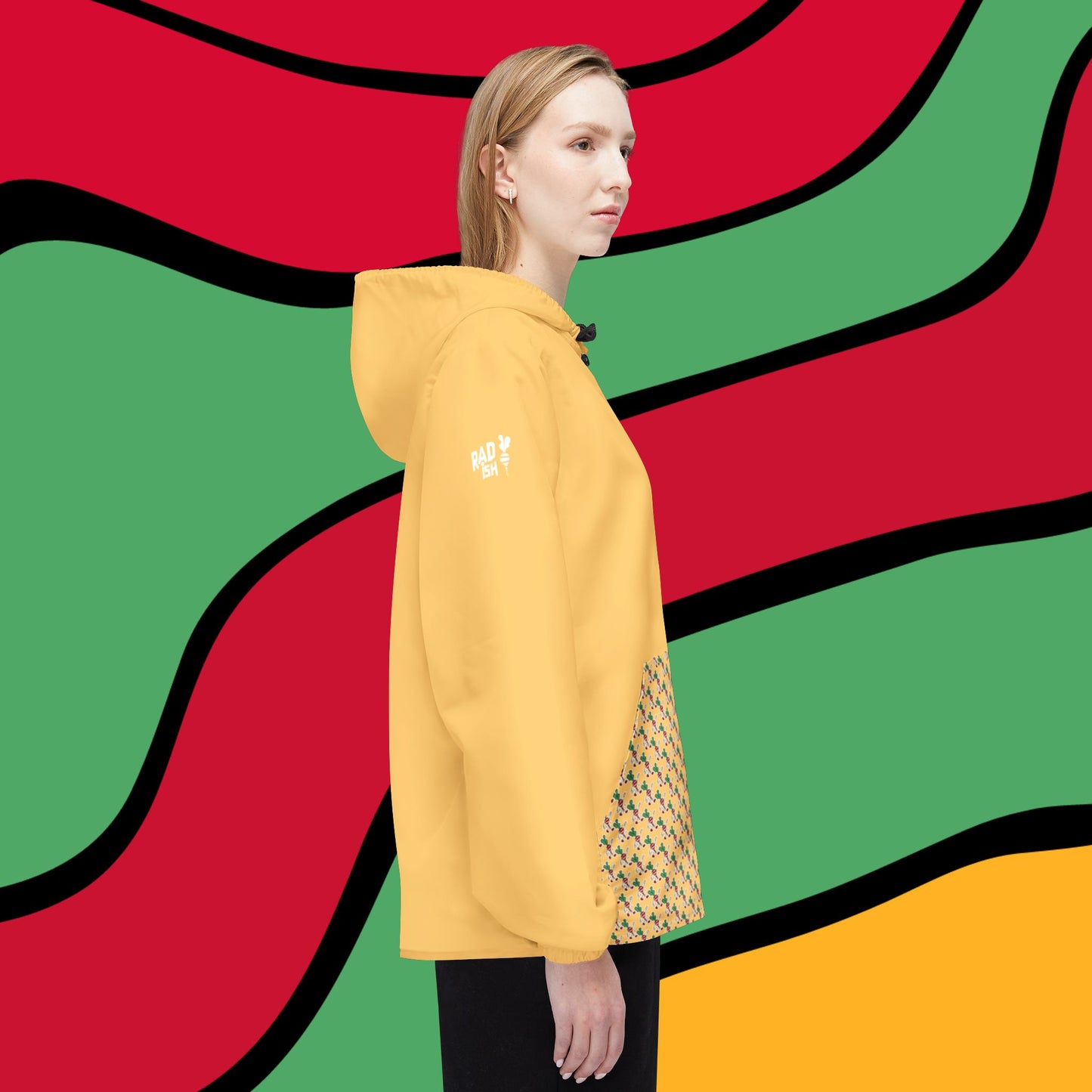 B.RAD supeRADmin Windbreaker - Yellow