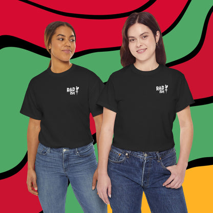 Rad-ish Graphic Tee — Retro Burst Logo T-Shirt
