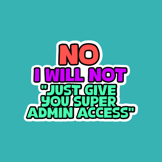 No I Will Not
